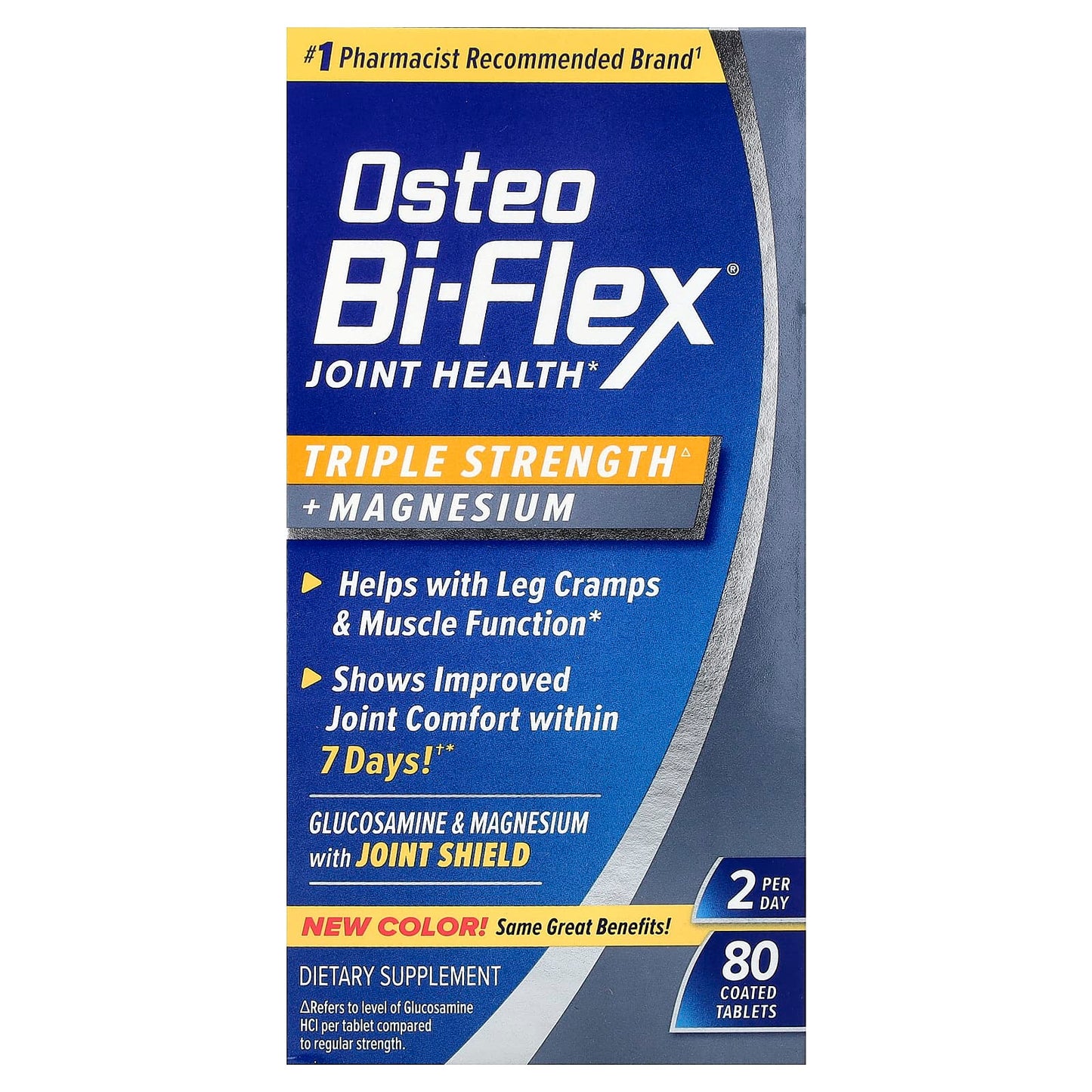 Osteo Bi-Flex, Joint Health, Triple Strength + Magnesium, 80 Coated Tablets - Image 1