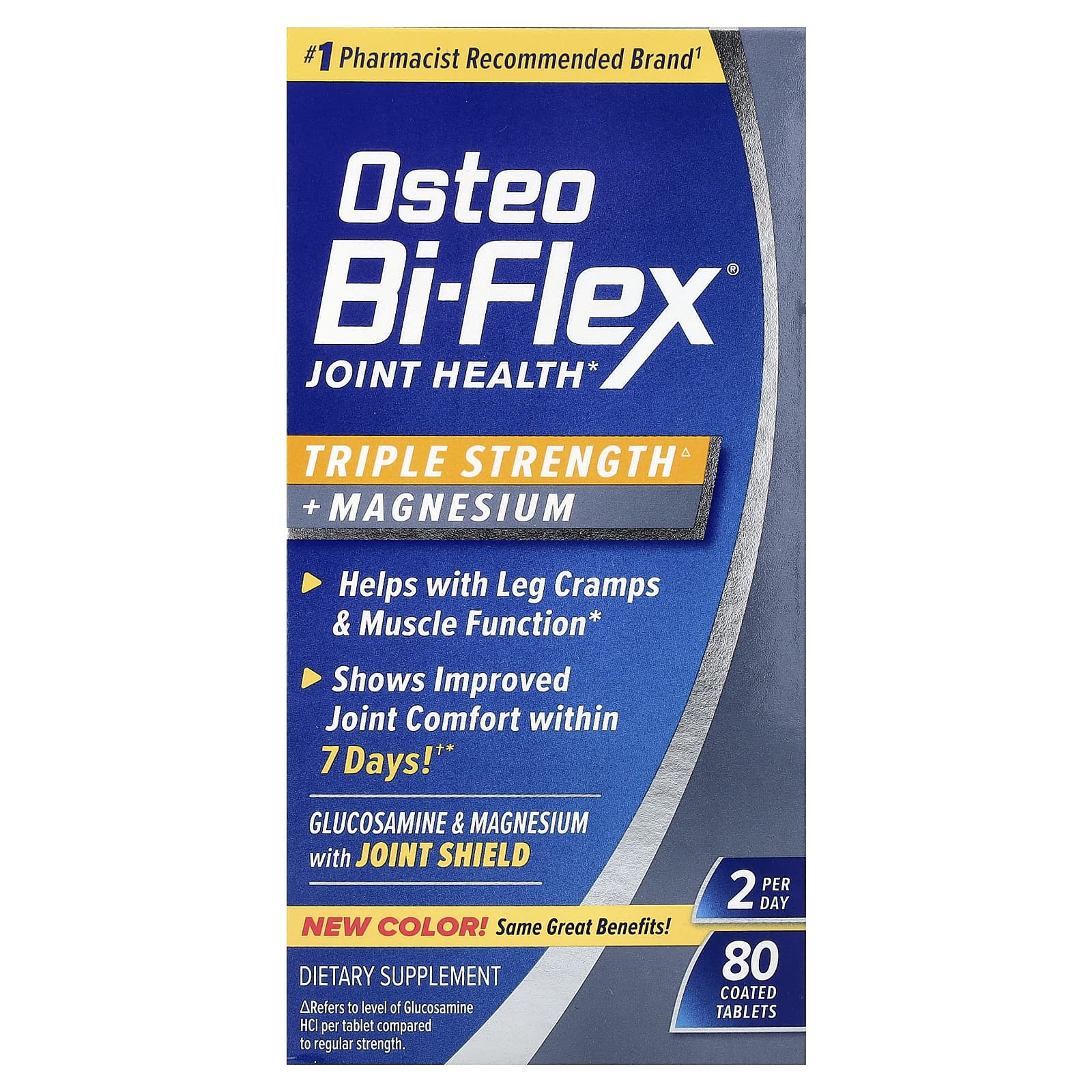 Osteo Bi-Flex, Joint Health, Triple Strength + Magnesium, 80 Coated Tablets - Image 1