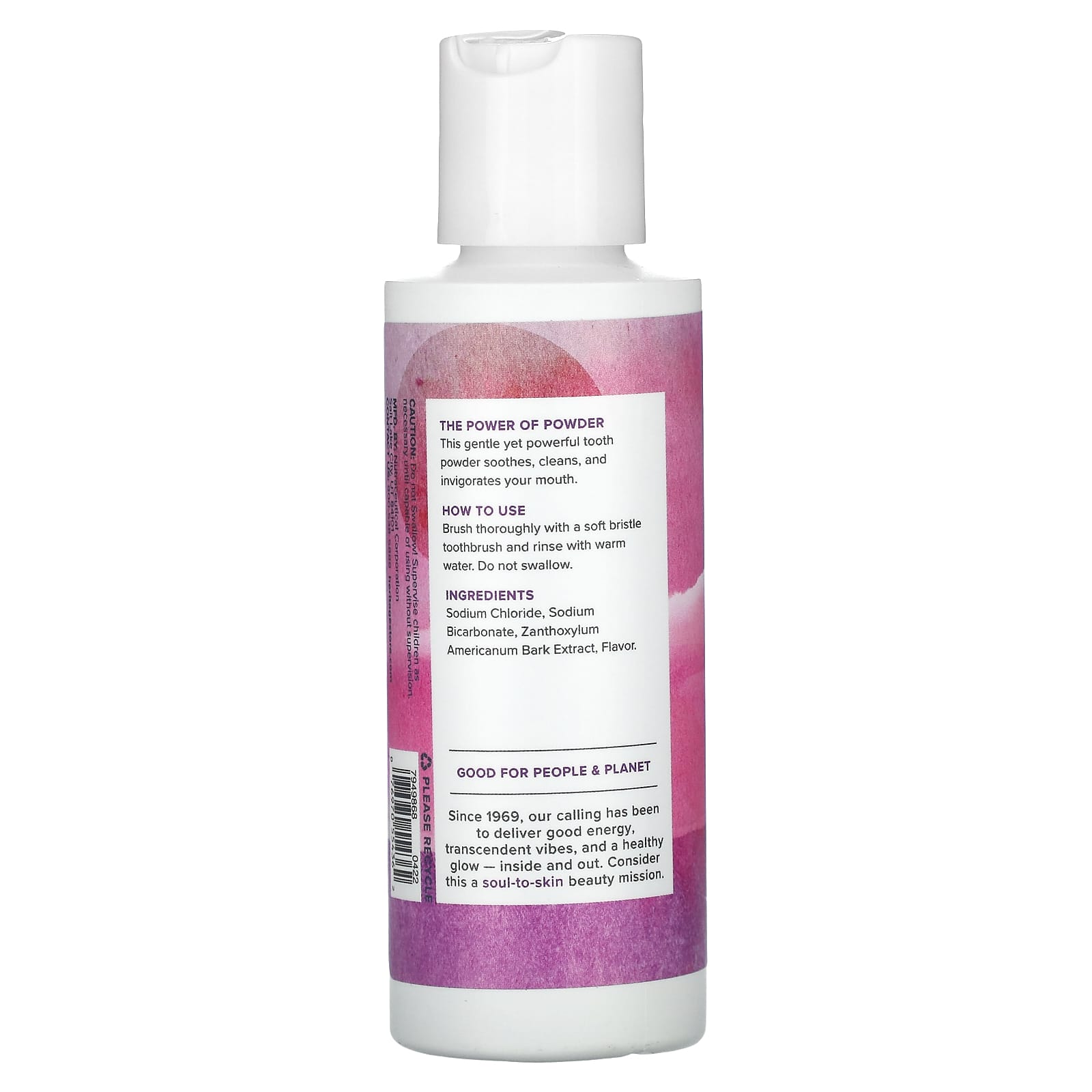 Peppermint Tooth Powder for a Healthy Smile by Heritage Store - Image 2