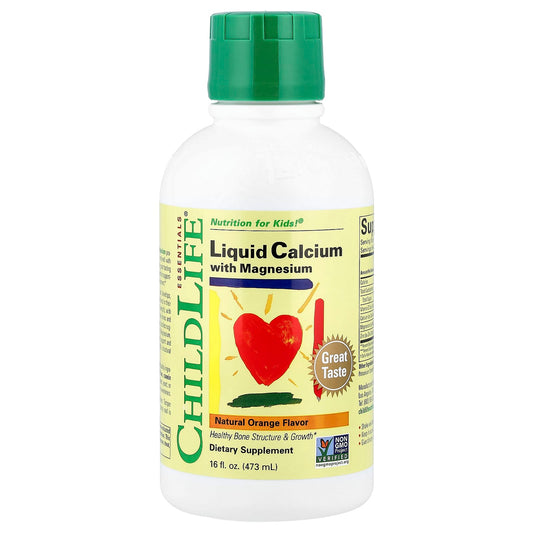 ChildLife Essentials Liquid Calcium with Magnesium for Kids - Image 1