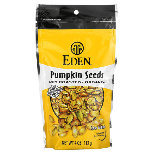Dry Roasted Organic Pumpkin Seeds | Healthy Snack by Eden Foods - Image 1