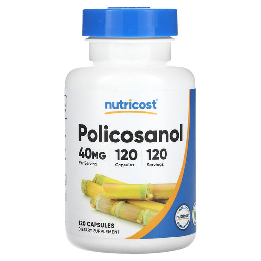 Nutricost, Policosanol, 40 mg, 120 Capsules - Image 1