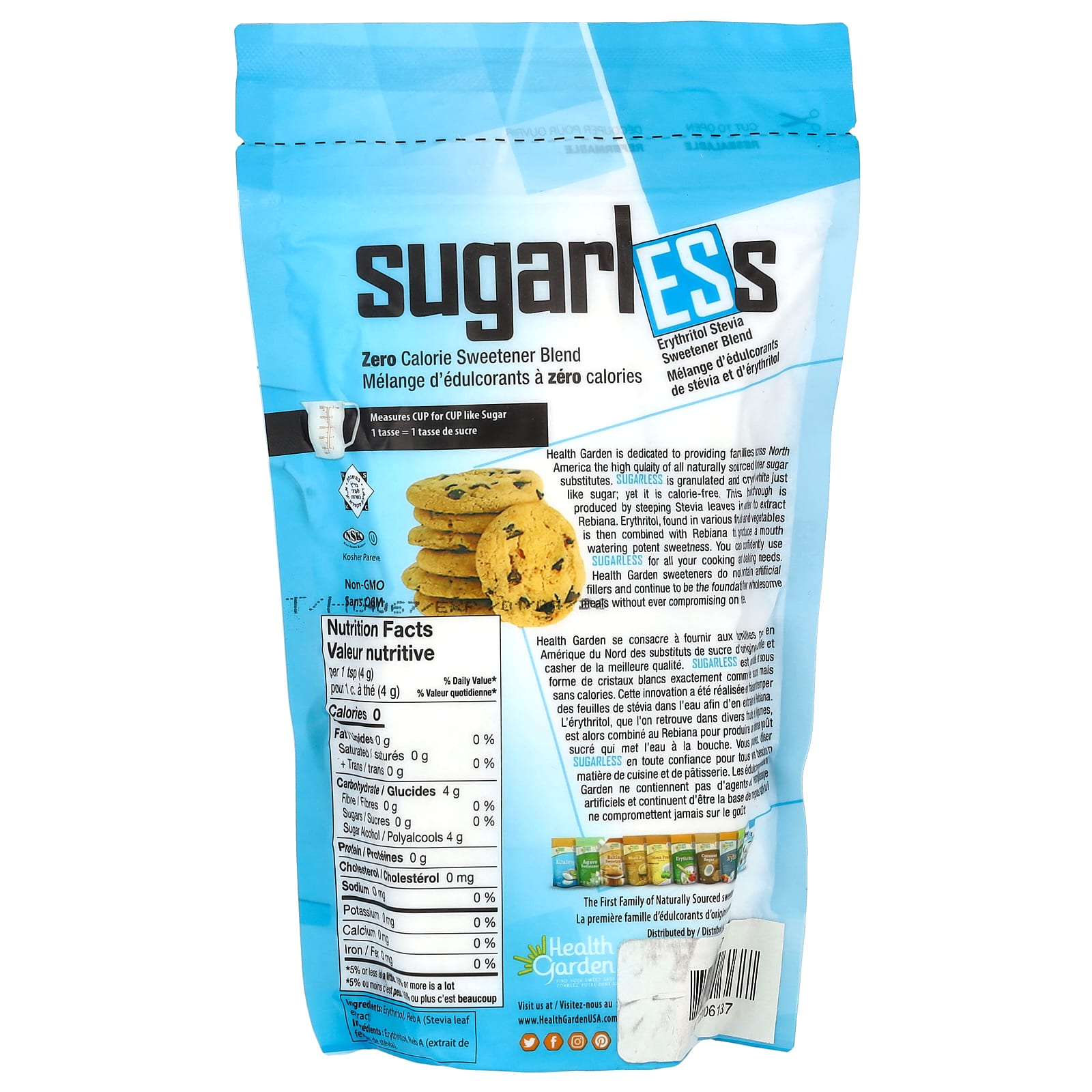 Zero-Calorie Sugarless Sweetener by Health Garden, 453g - Image 2