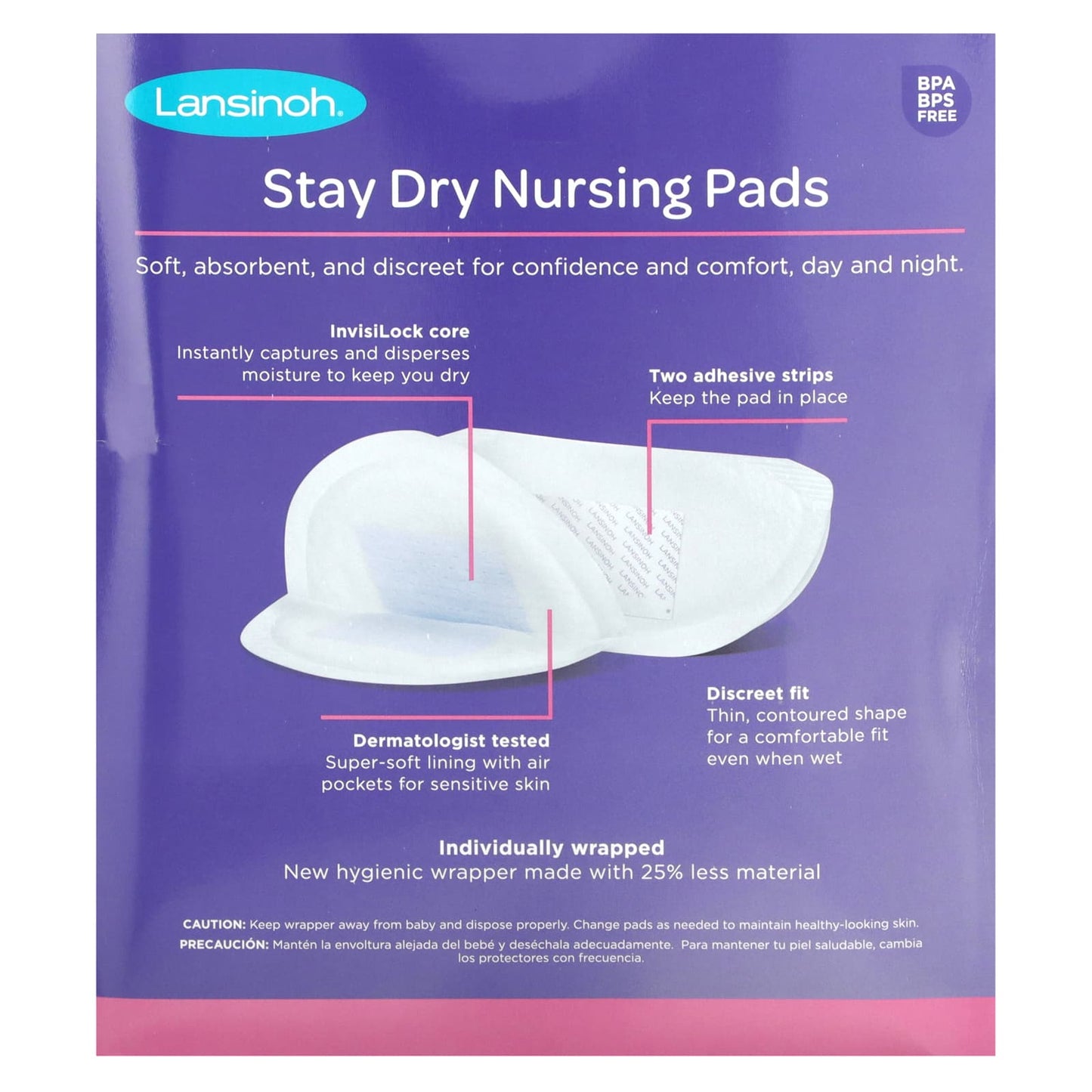 Lansinoh, Stay Dry Nursing Pads, 200 Pads - Image 2