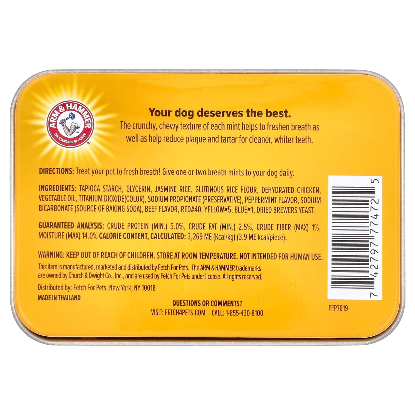 Arm & Hammer Tartar Control Dental Mints for Dogs - Fresh Breath, Healthy Teeth - Image 2