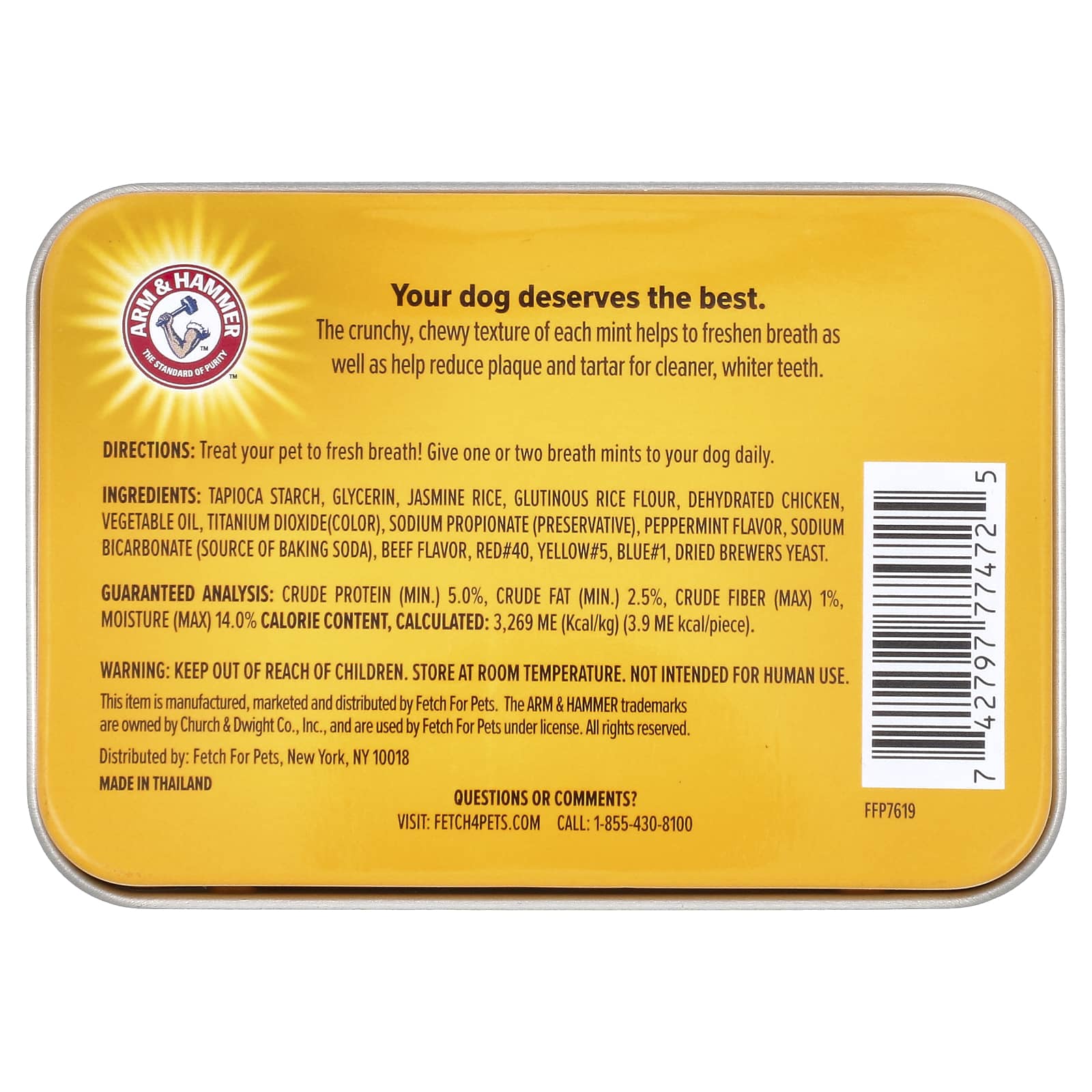 Arm & Hammer Tartar Control Dental Mints for Dogs - Fresh Breath, Healthy Teeth - Image 2