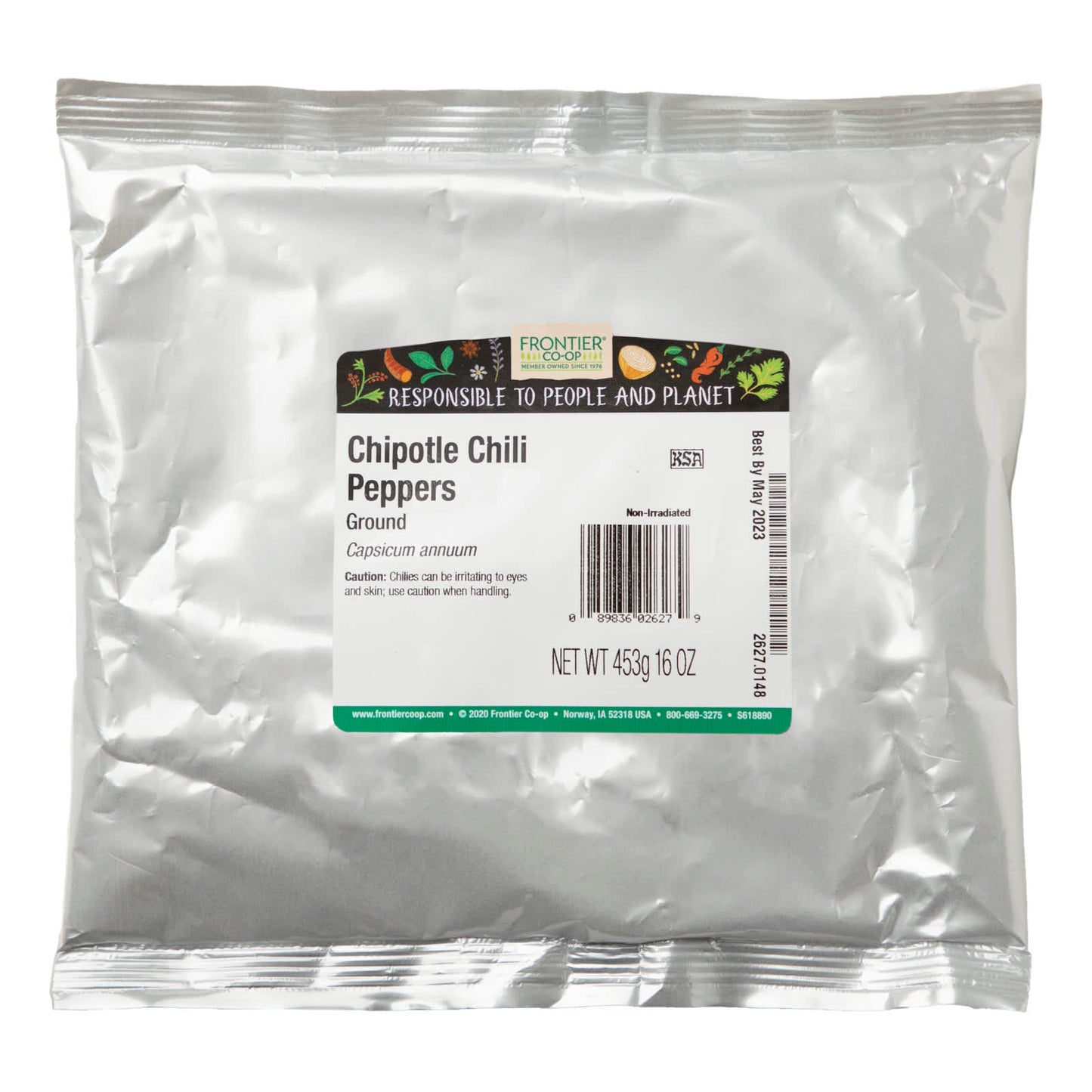 Frontier Co-op Ground Chipotle Chili Peppers, Smoky Sweet Flavor - Image 2