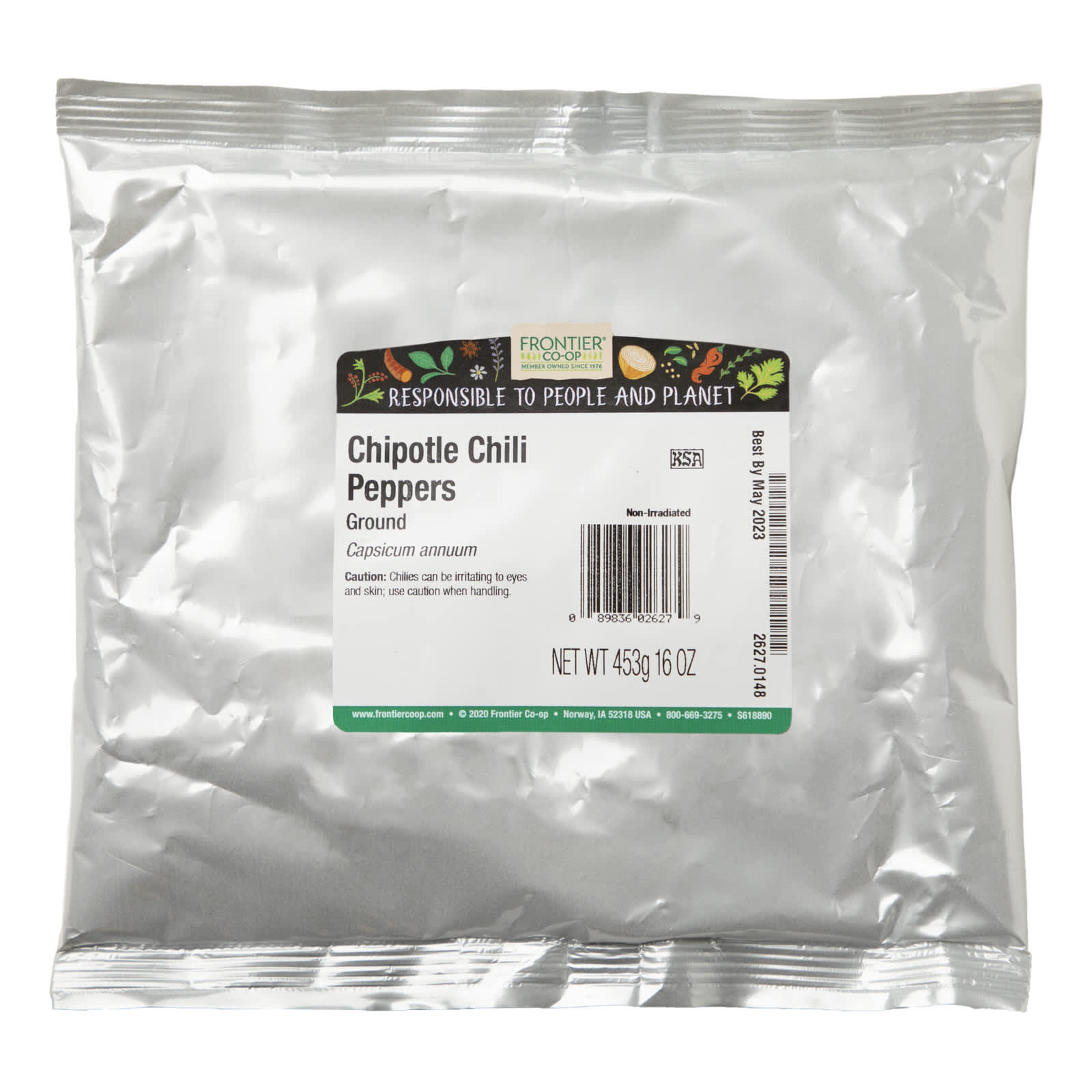 Frontier Co-op Ground Chipotle Chili Peppers, Smoky Sweet Flavor - Image 2