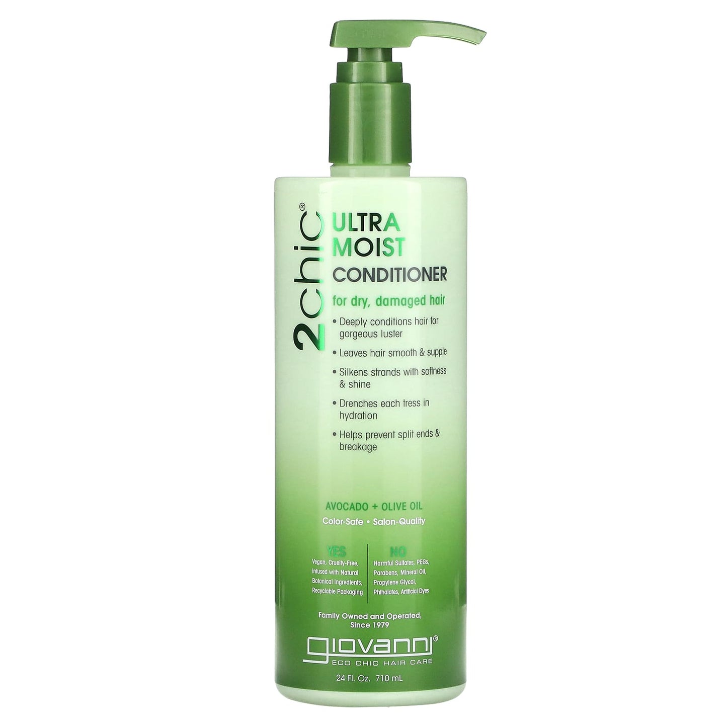 Giovanni Avocado & Olive Oil Ultra-Moist Conditioner for Dry Damaged Hair - Image 1