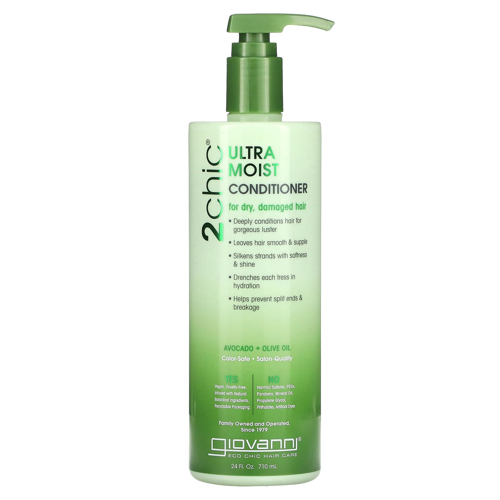 Giovanni Avocado & Olive Oil Ultra-Moist Conditioner for Dry Damaged Hair - Image 1