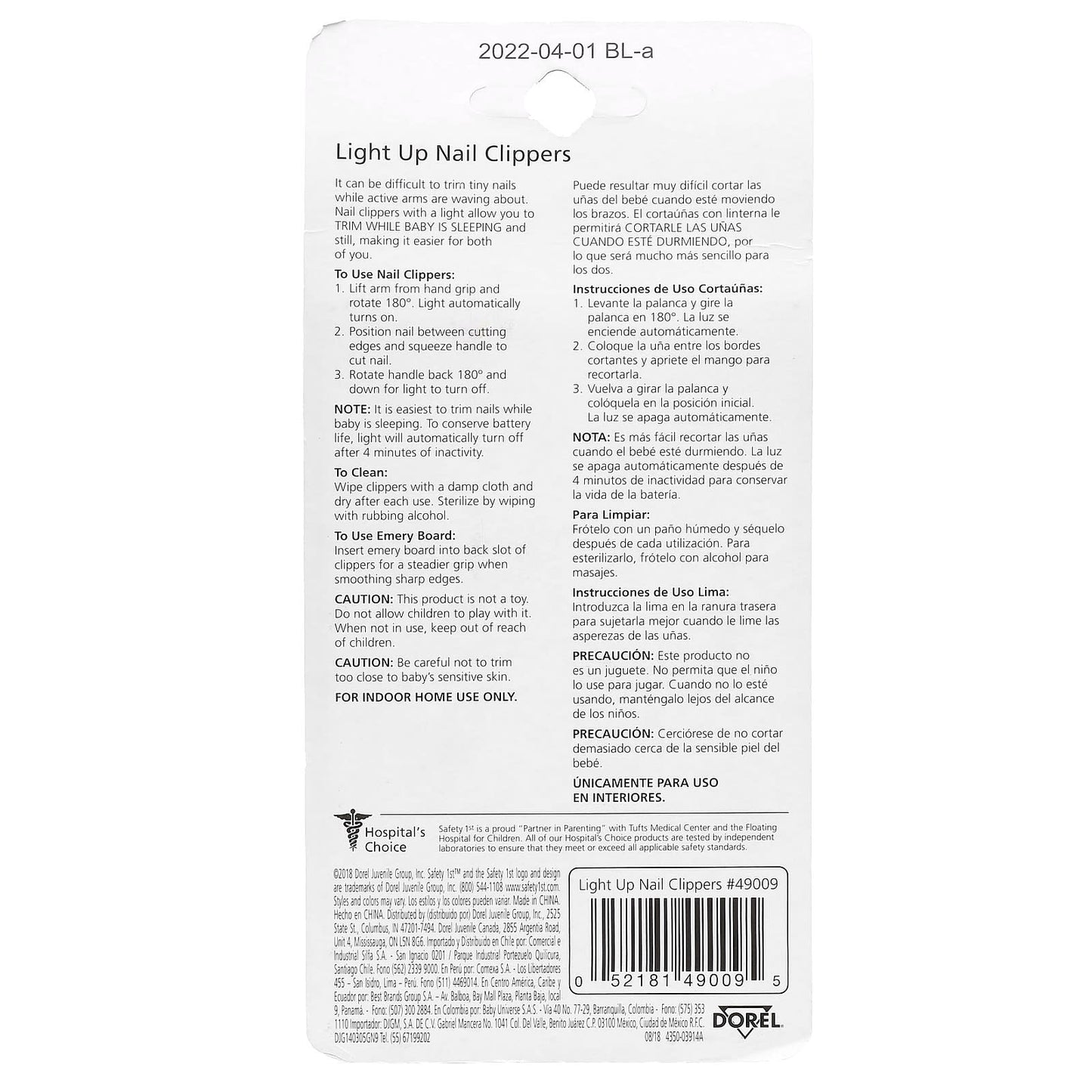 Safety 1st, Light Up Nail Clippers, 1 Clipper - Image 2