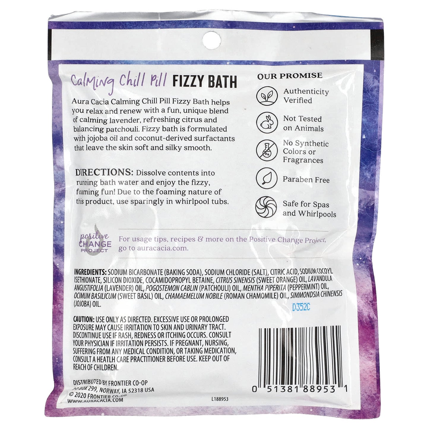 Calming Fizzy Bath by Aura Cacia - Relax & Renew - Image 2
