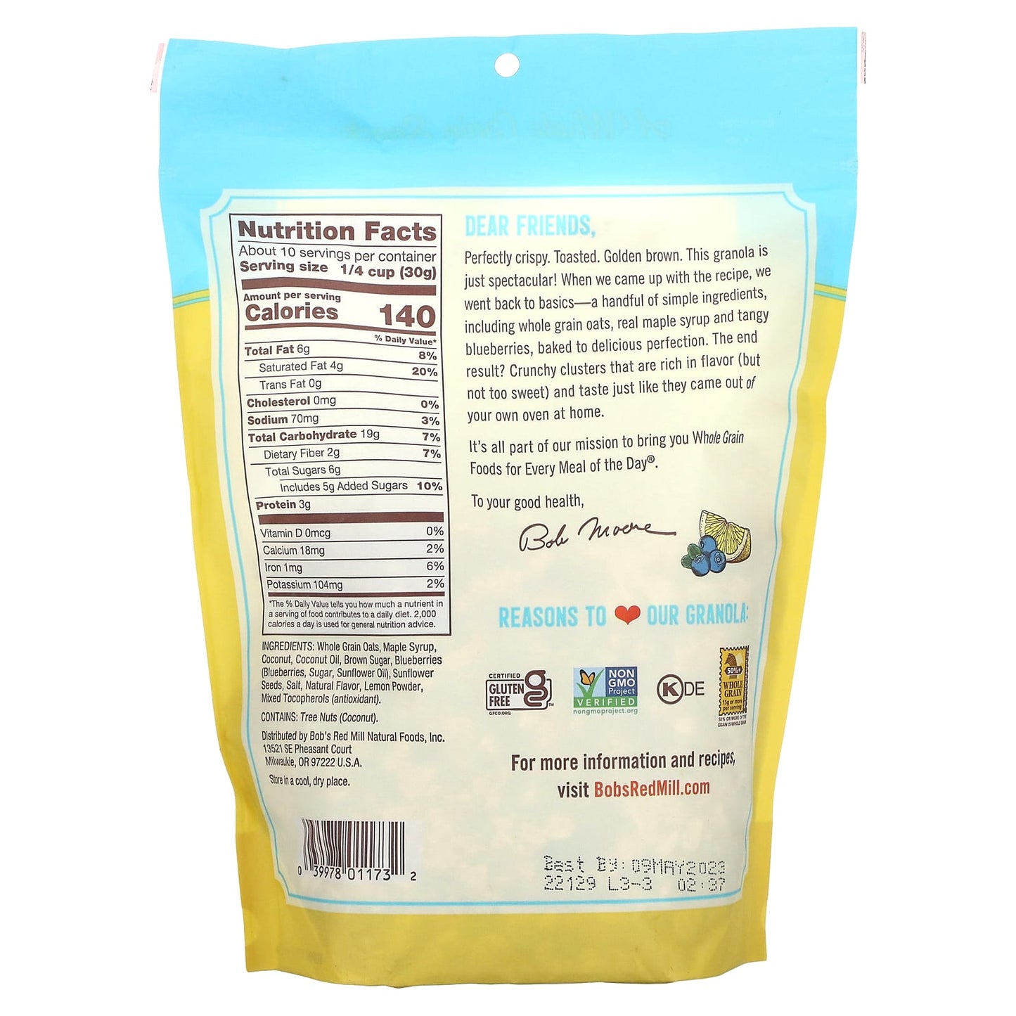 Gluten-Free Homestyle Granola with Lemon Blueberry - Image 2