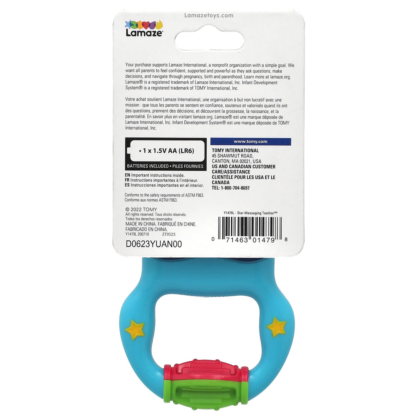 Lamaze, Star Massaging Teether, 6 Months+, 1 Count - Image 2