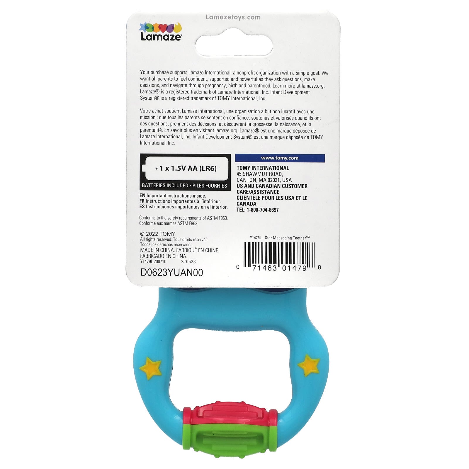 Lamaze, Star Massaging Teether, 6 Months+, 1 Count - Image 2