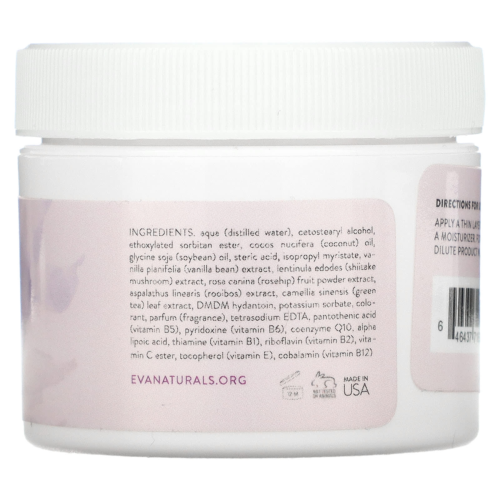 Eva Naturals Vanilla Bean Night Cream for Radiant Skin - Image 2