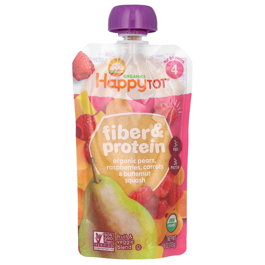 Happy Family Organics Organic Baby Food Pears Raspberries Carrots Butternut Squash - Image 1