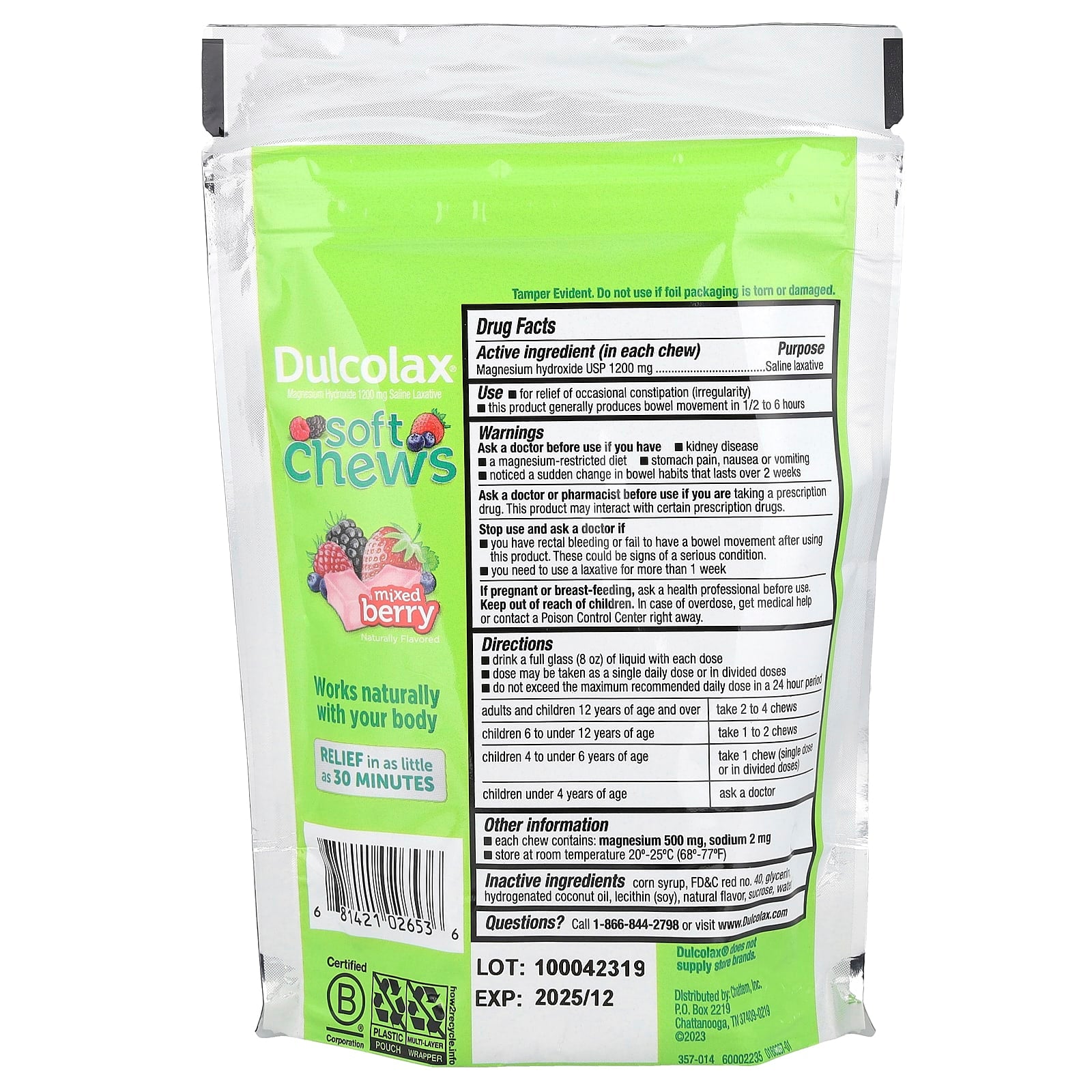 Dulcolax Soft Chews Laxative for Constipation Relief - Image 2