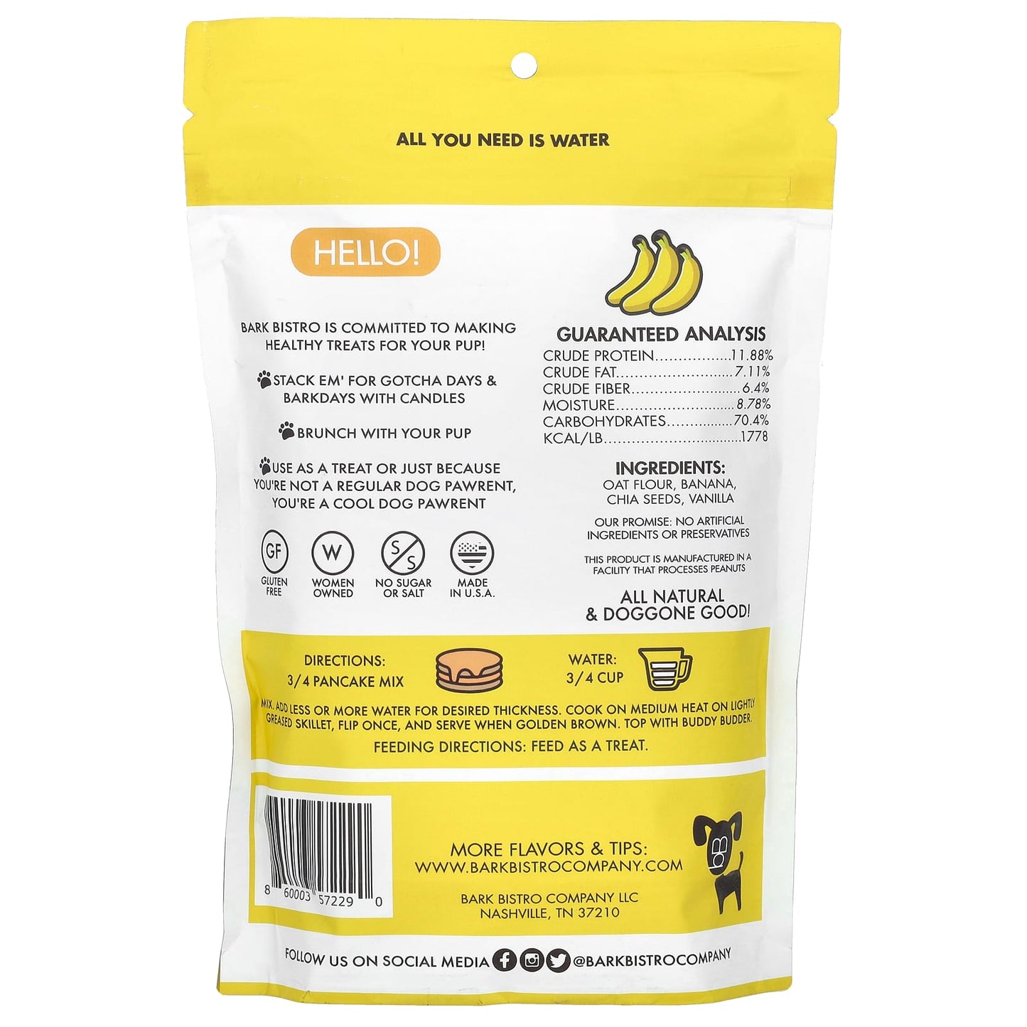 Pooch Pancakes by Bark Bistro - Healthy Dog Treats - Image 2