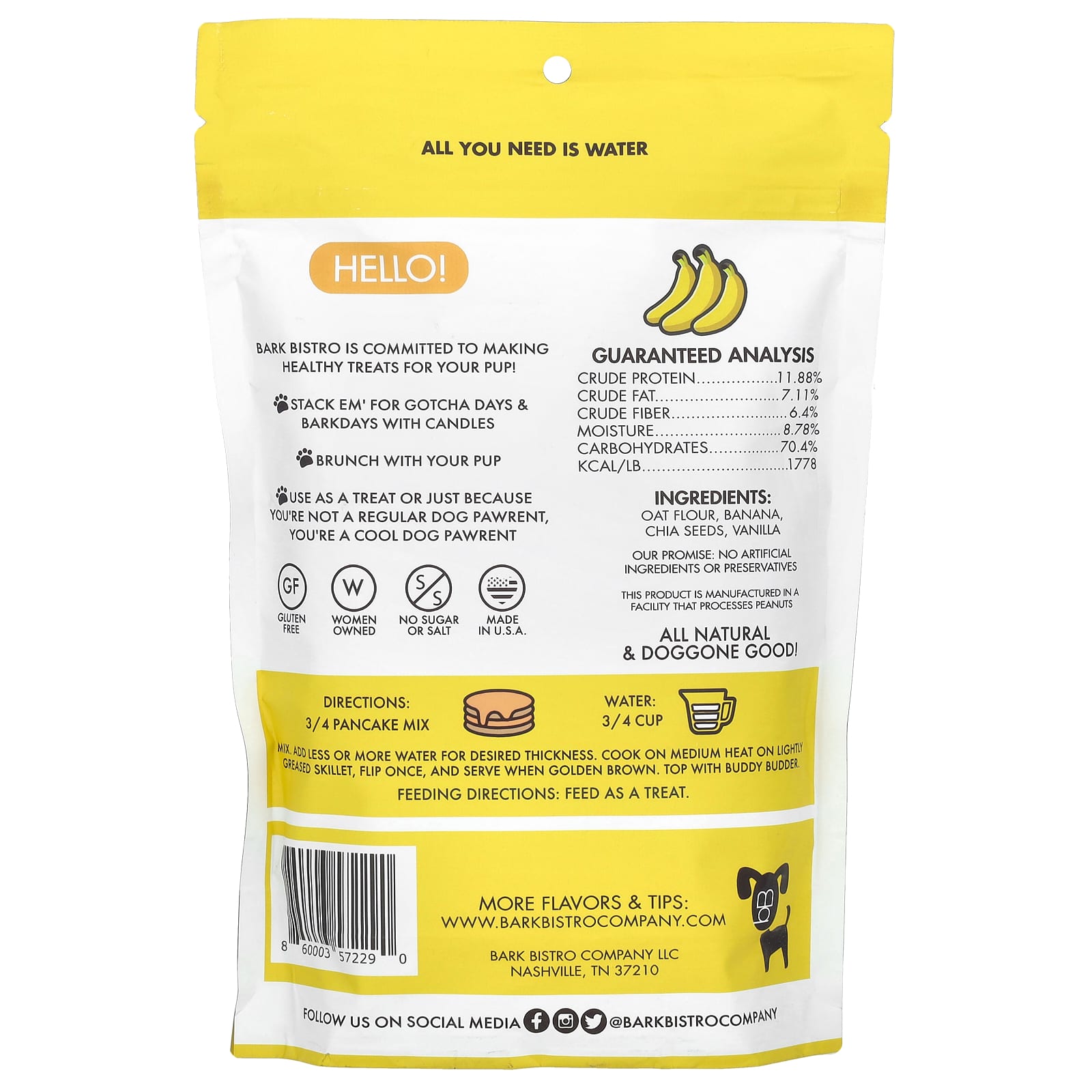 Pooch Pancakes by Bark Bistro - Healthy Dog Treats - Image 2