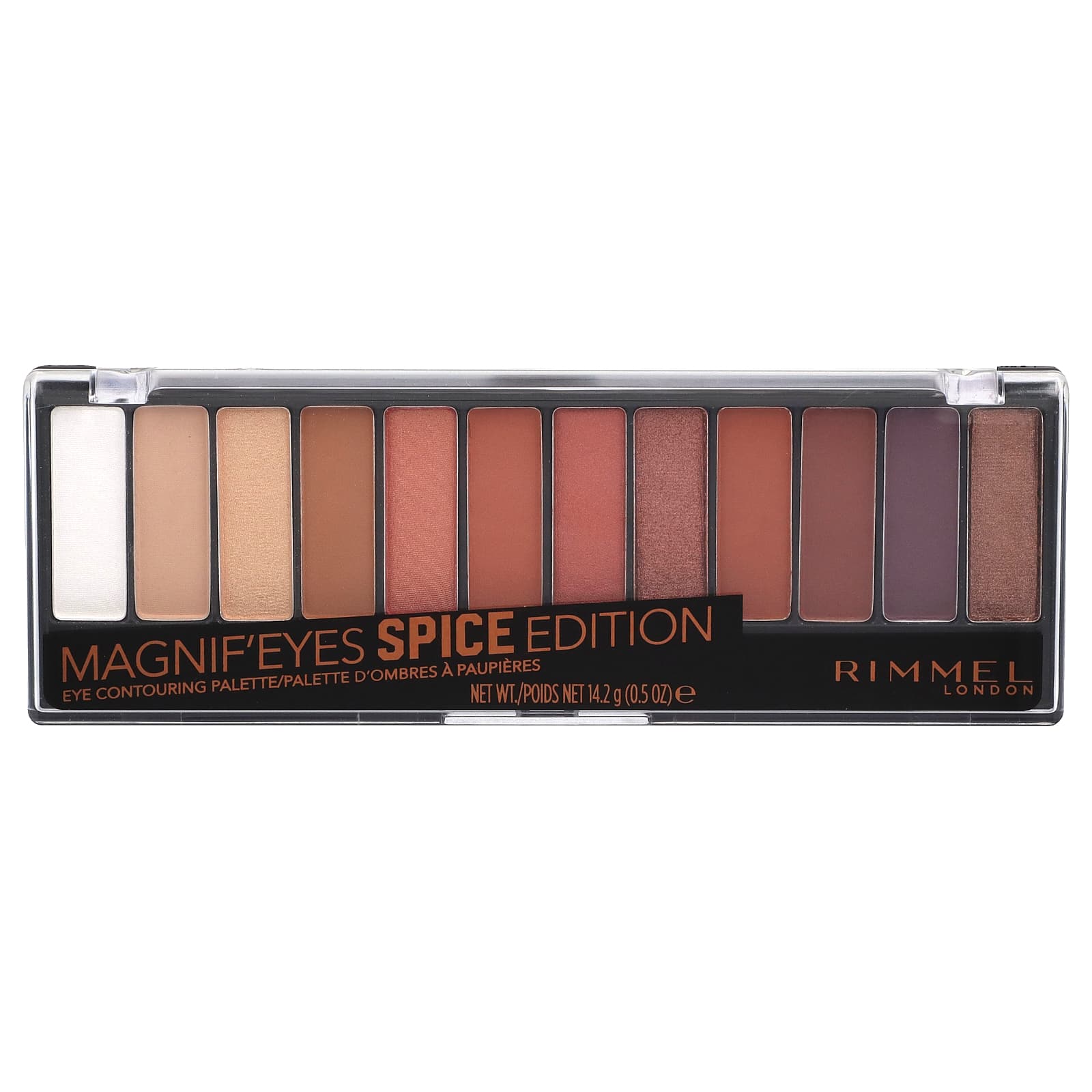 Rimmel London, Magnif'Eyes, Eye Contouring Palette, 005 Spice Edition, 0.5 oz (14.2 g) - Image 1