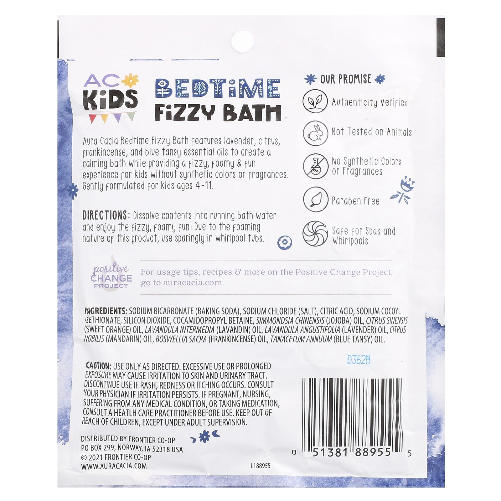 Calming Bedtime Fizzy Bath for Kids by Aura Cacia - Image 2