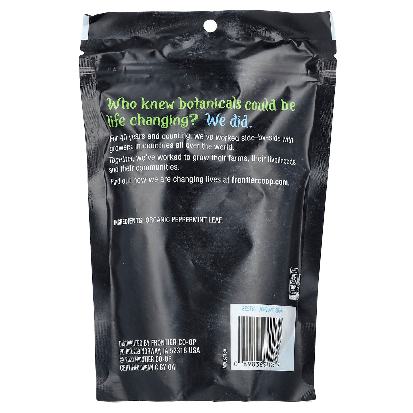 Organic Peppermint Leaf by Frontier Co-op - 2.05 oz (58g) - Image 2