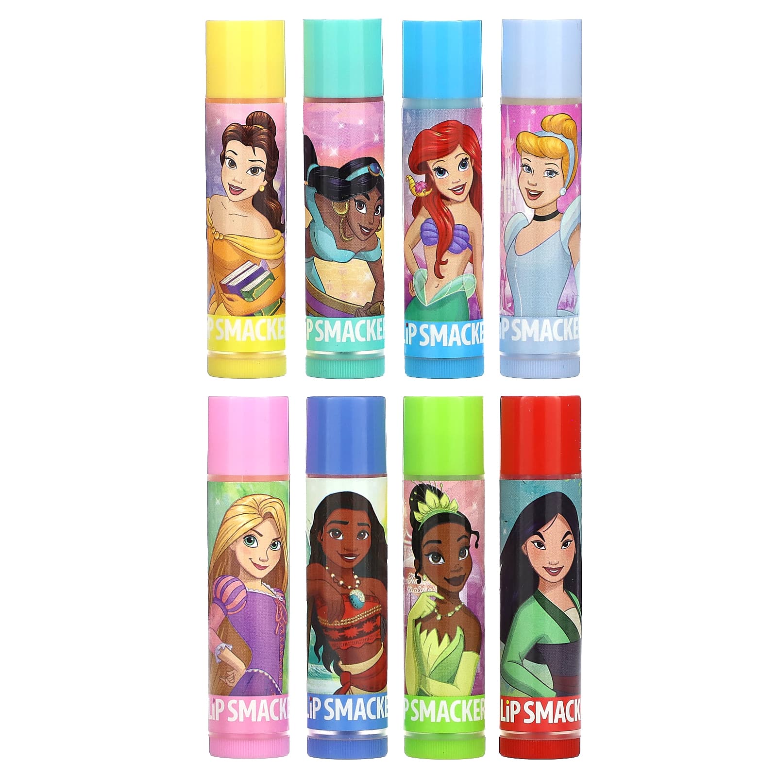 Lip Smacker, Disney Princes, Lip Balm, Party Pack, 8 Pack, 0.14 oz (4 g) Each - Image 1