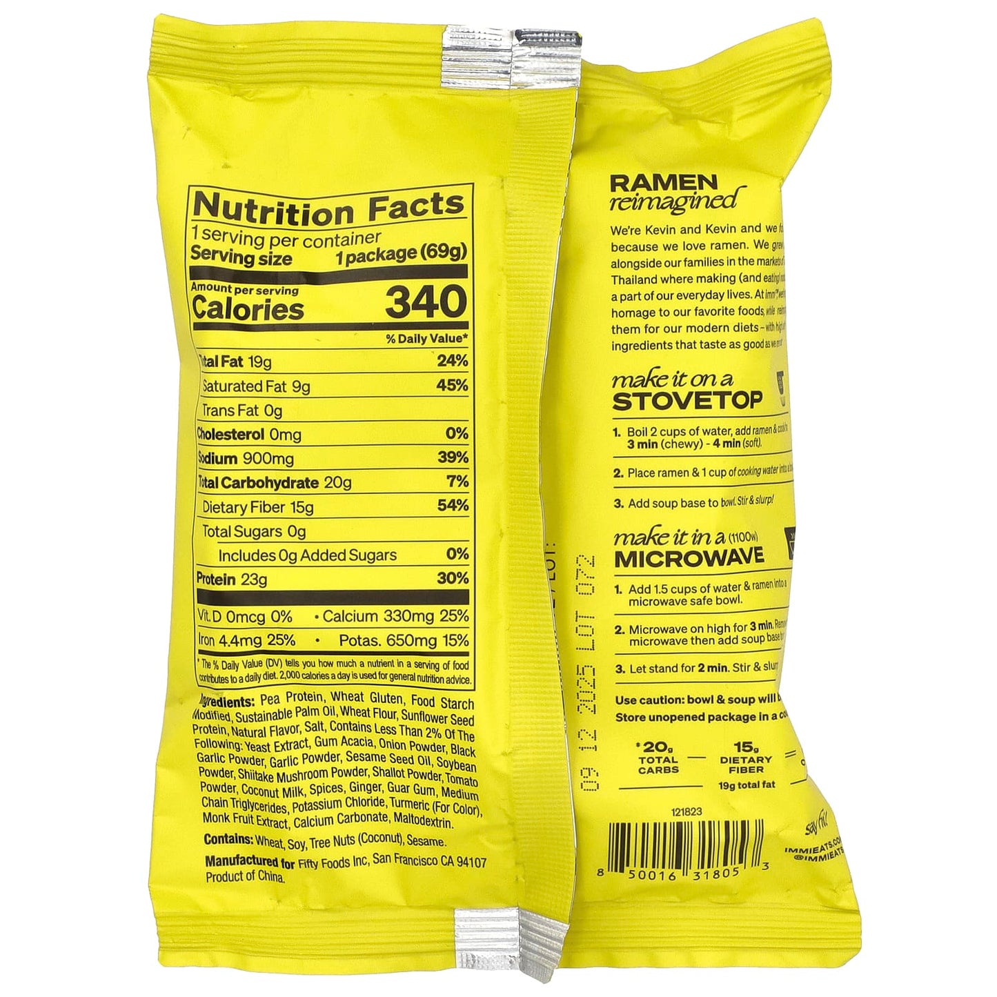Immi Black Garlic Chicken Ramen, Plant-Based, 2.4 oz - Image 2