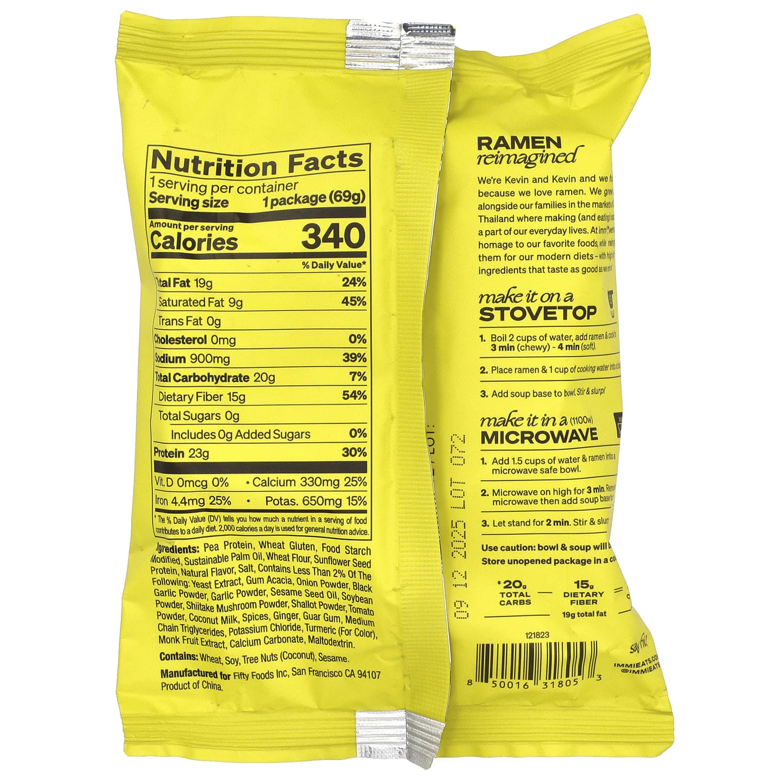 Immi Black Garlic Chicken Ramen, Plant-Based, 2.4 oz - Image 2