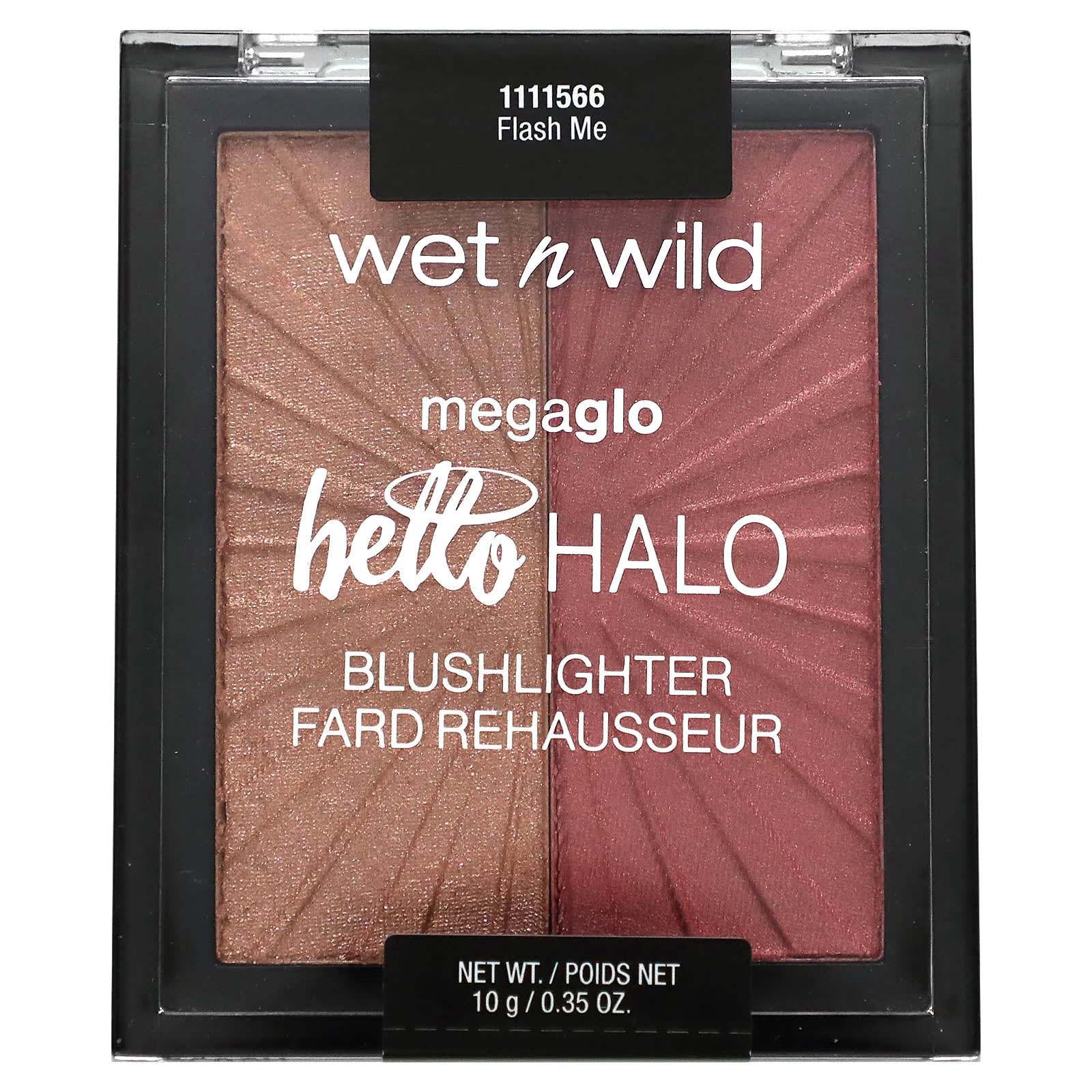 wet n wild, MegaGlo, Hello Halo Blushlighter, 1111566 Flash Me, 0.35 oz (10 g) - Image 1
