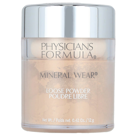 Physicians Formula, Mineral Wear, Loose Powder, PF10949 Creamy Natural, 0.42 oz (12 g) - Image 1