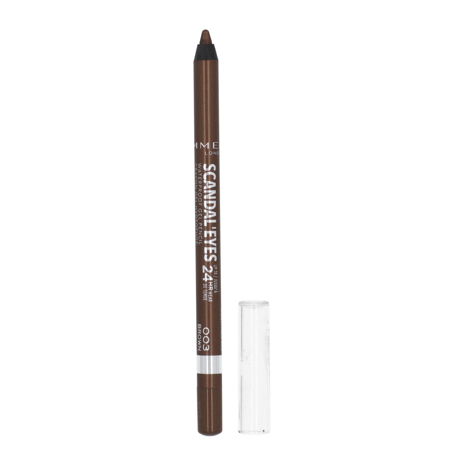 Rimmel London, Scandal'Eyes, Waterproof Gel Pencil, 003 Brown, 0.04 oz (1.3 g) - Image 1