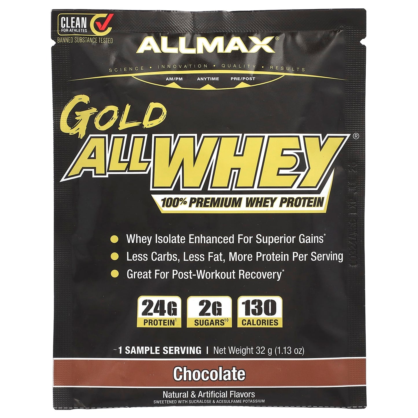 ALLMAX Gold Allwhey 100% Premium Whey Protein Chocolate - Image 1