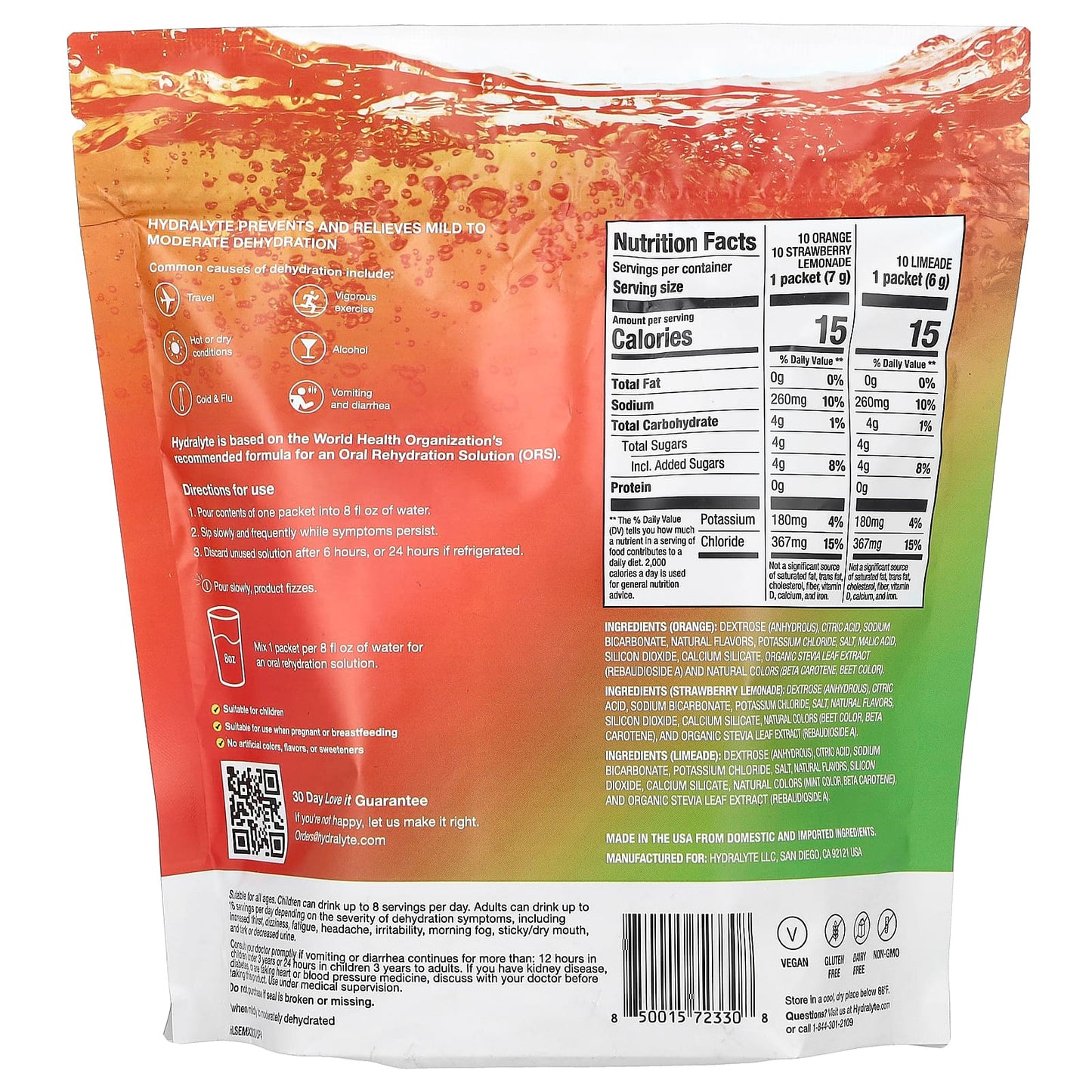 Hydralyte Electrolyte Powder - Rehydrate Faster, Natural Flavors - Image 2