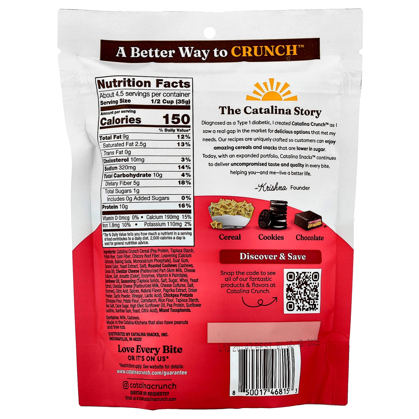 Keto Spicy Snack Mix by Catalina Crunch, Gluten Free, 5.25 oz - Image 2