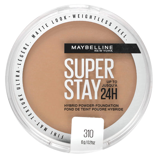 Maybelline, Super Stay, Hybrid Powder-Foundation, 310, 0.21 oz (6 g) - Image 1