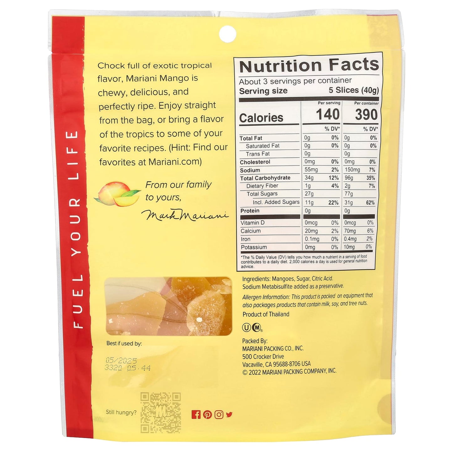 Mariani, Mango, 4 oz (113 g) - Image 2