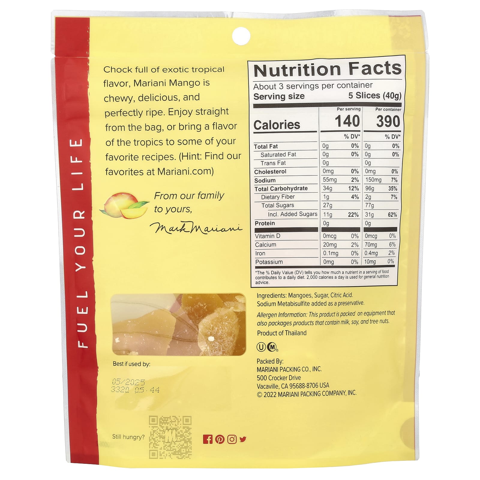 Mariani, Mango, 4 oz (113 g) - Image 2