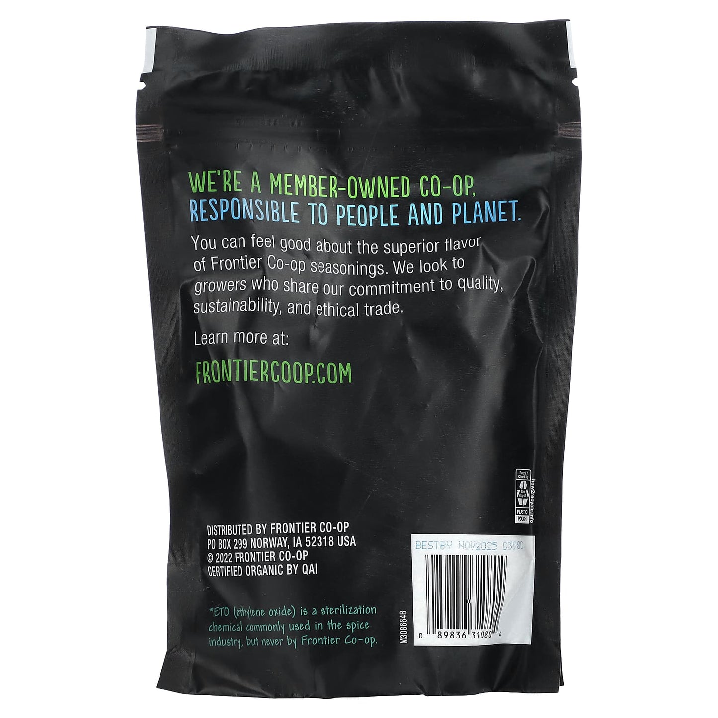 USDA Organic Black Pepper, Medium Grind by Frontier Co-op - 6.63 oz - Image 2