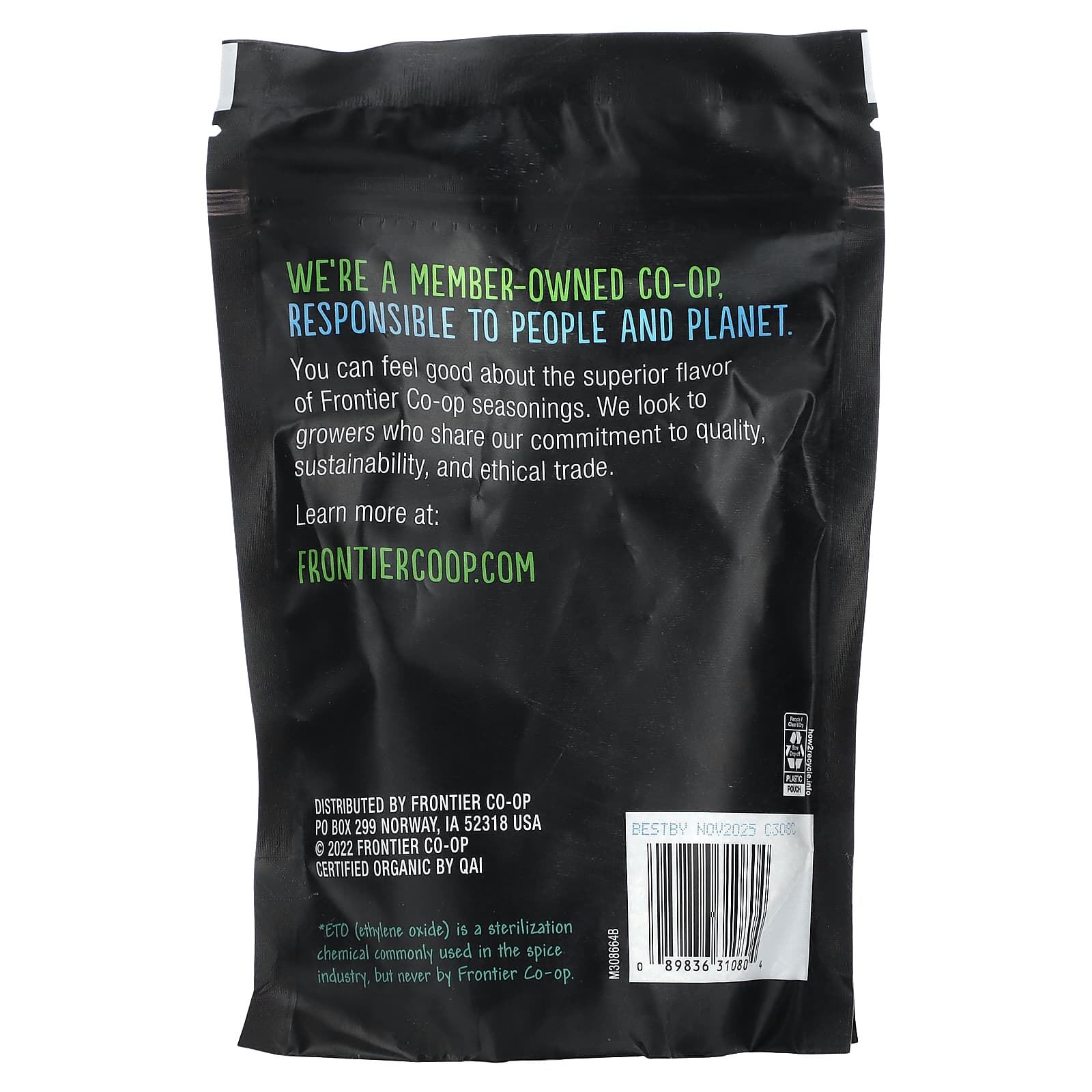 USDA Organic Black Pepper, Medium Grind by Frontier Co-op - 6.63 oz - Image 2