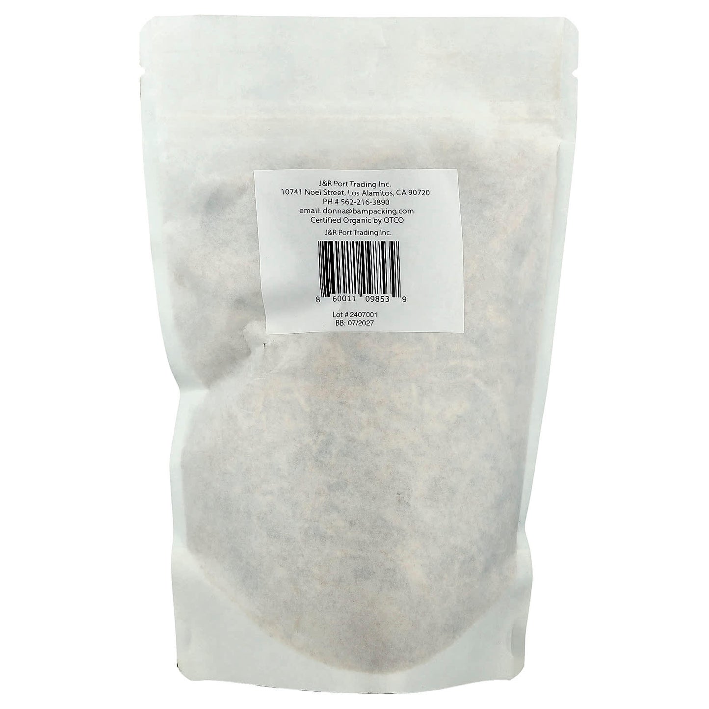 USDA Certified Organic Slippery Elm Bark Powder by J&amp;R Port Trading - 4 oz - Image 2