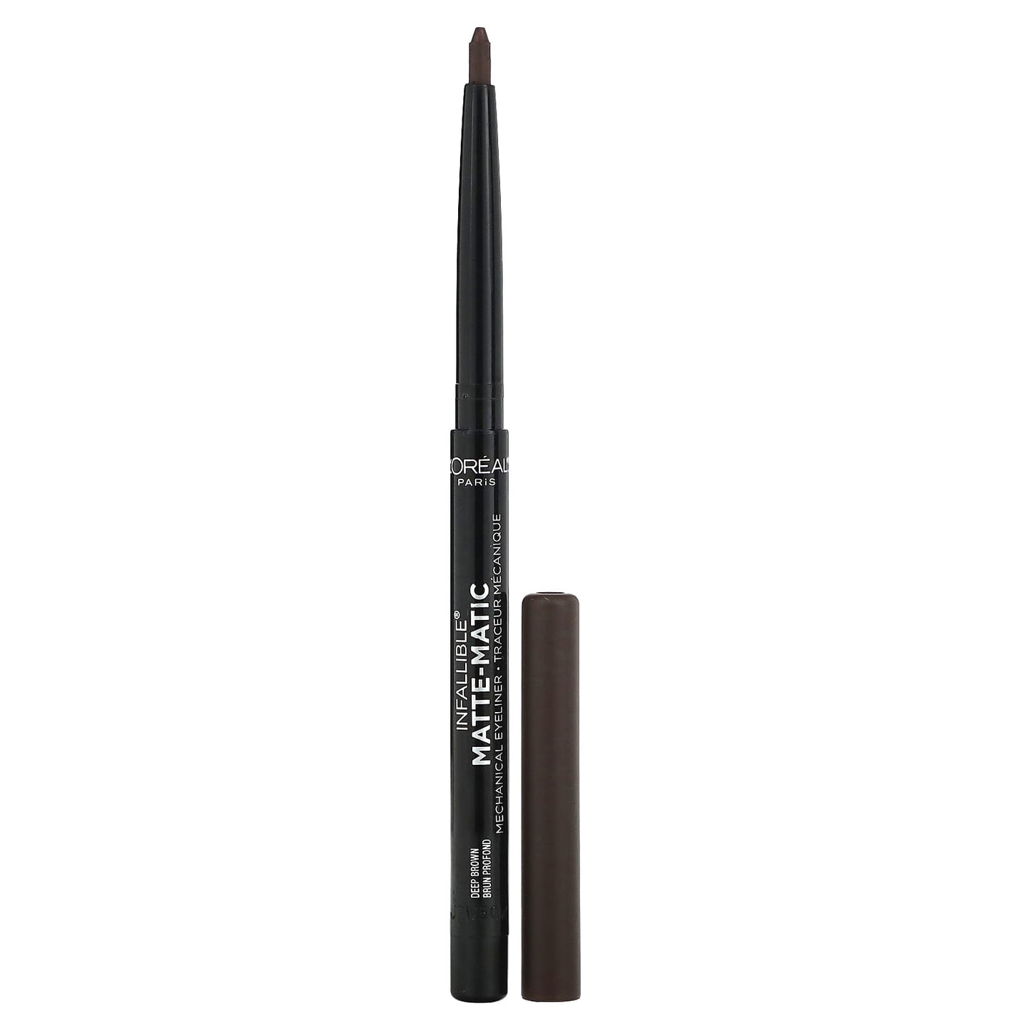 L'Oréal, Infallible®, Matte-Matic Mechanical Eyeliner, 513 Deep Brown, 0.01 oz (280 mg) - Image 1