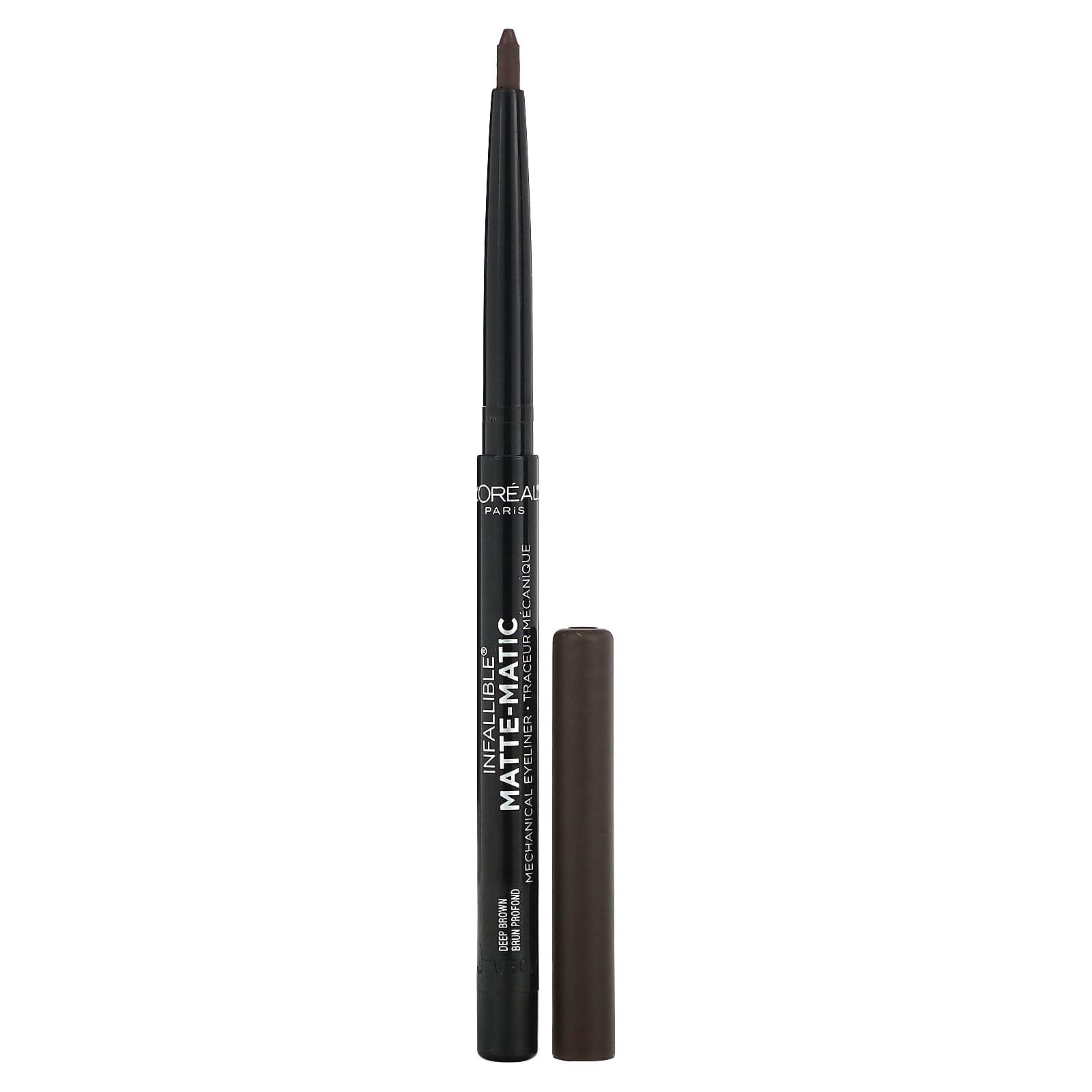 L'Oréal, Infallible®, Matte-Matic Mechanical Eyeliner, 513 Deep Brown, 0.01 oz (280 mg) - Image 1