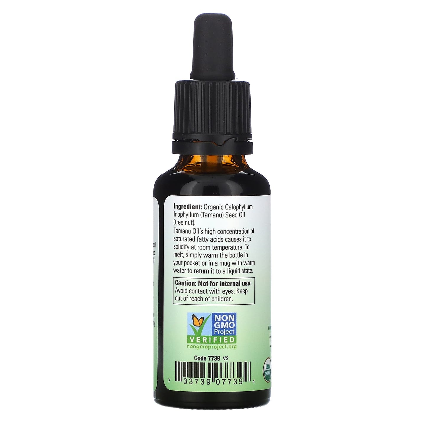 NOW Foods, Solutions, Certified Organic & 100% Pure, Tamanu Oil, 1 fl oz (30 ml) - Image 2