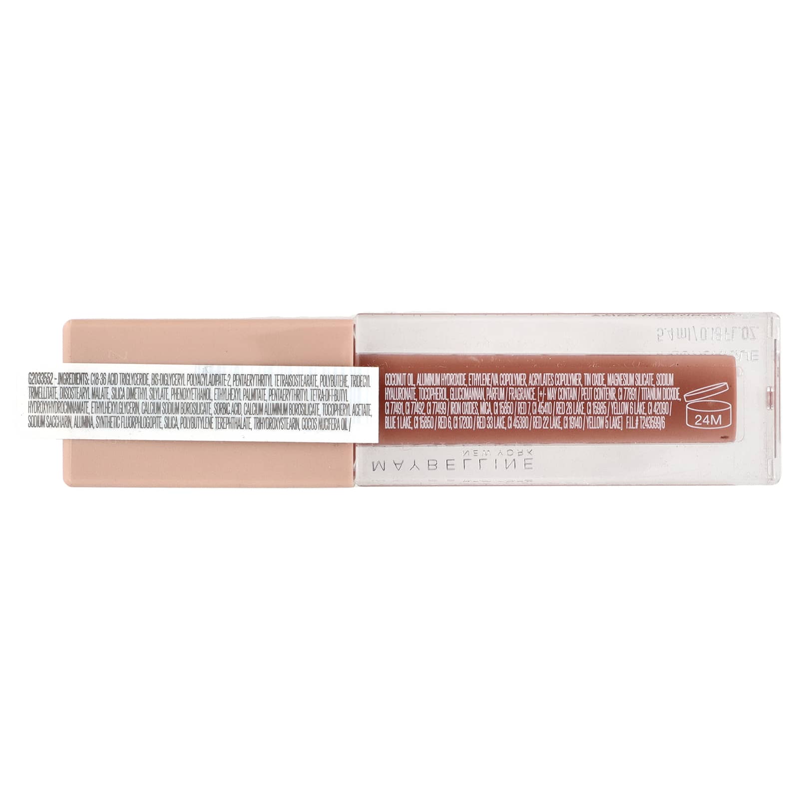 Maybelline, Lifter Gloss with Hyaluronic Acid, 008 Stone, 0.18 fl oz (5.4 ml) - Image 2