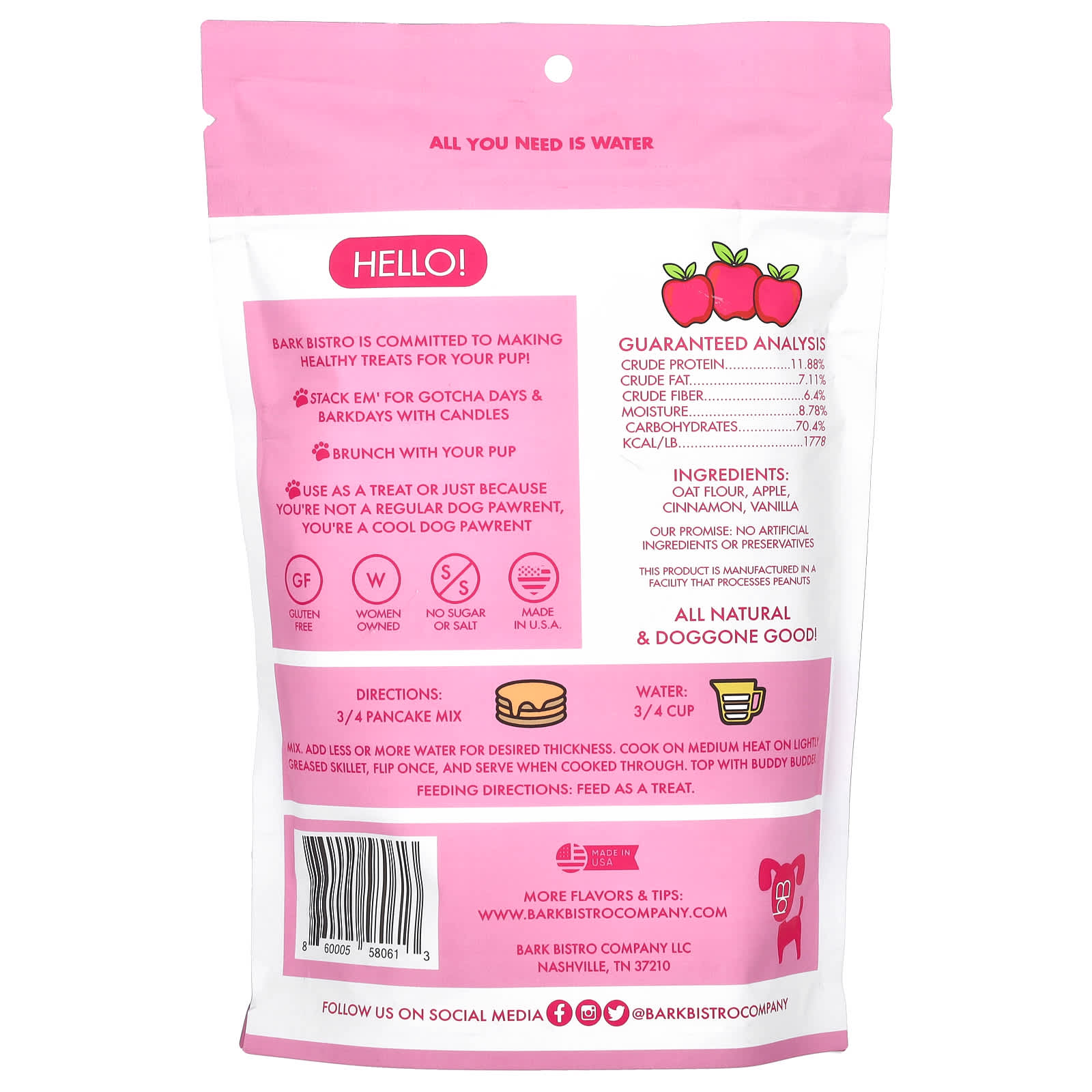 Pooch Pancakes by Bark Bistro - Healthy Dog Treats - Image 2