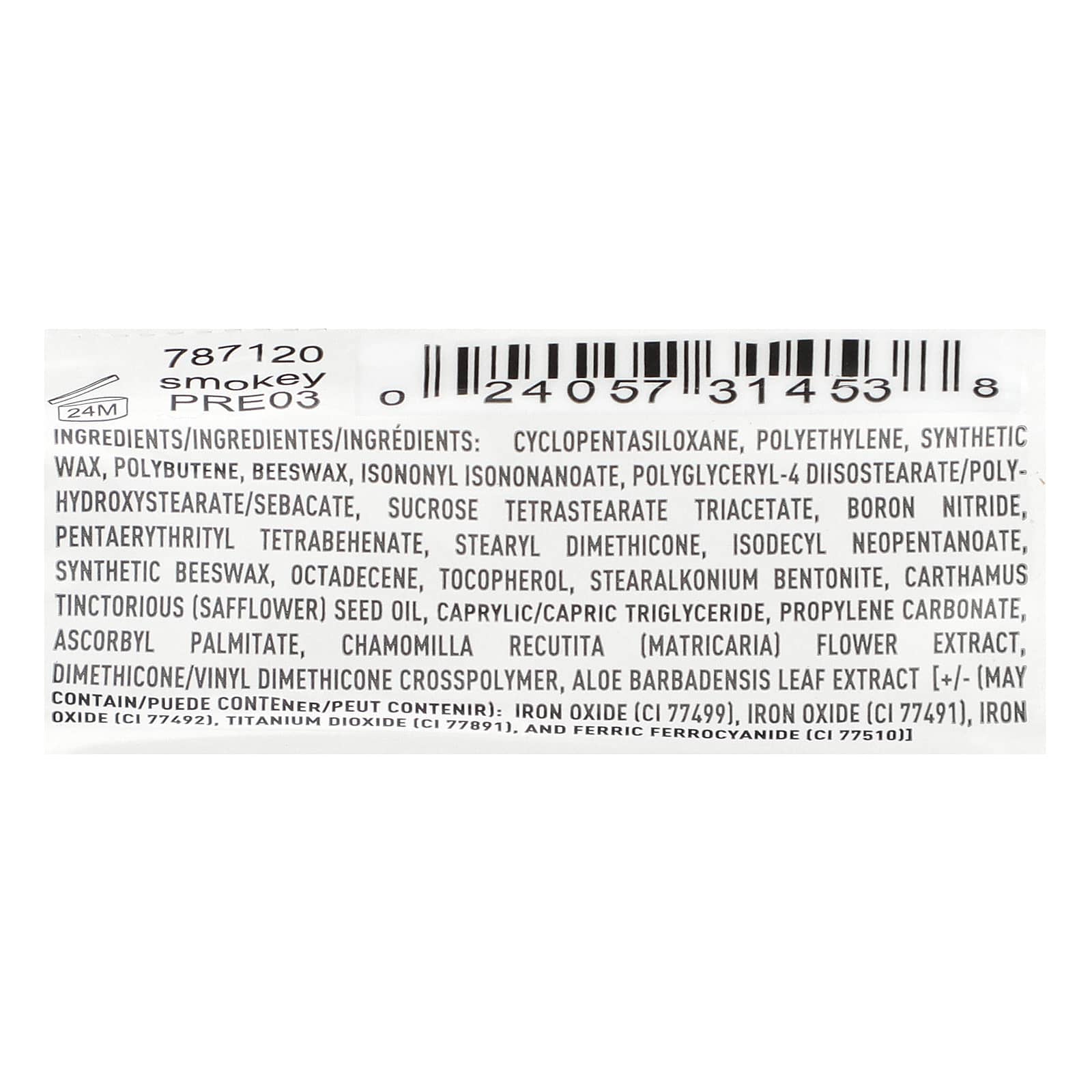 Palladio, Retractable Waterproof Eyeliner, Smokey PRE03, 0.01 oz (0.28 g) - Image 2