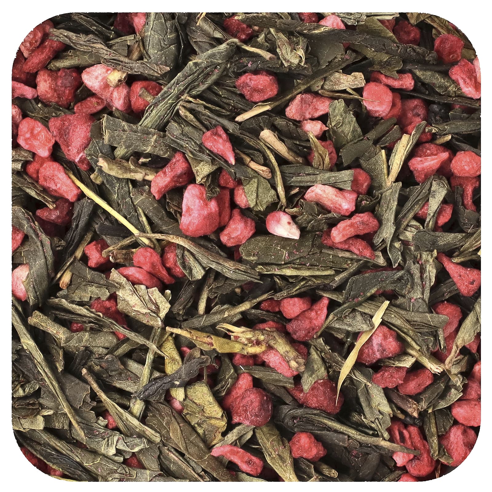 Frontier Co-op Organic Green Tea with Raspberry, 16 oz (453g) - Image 1