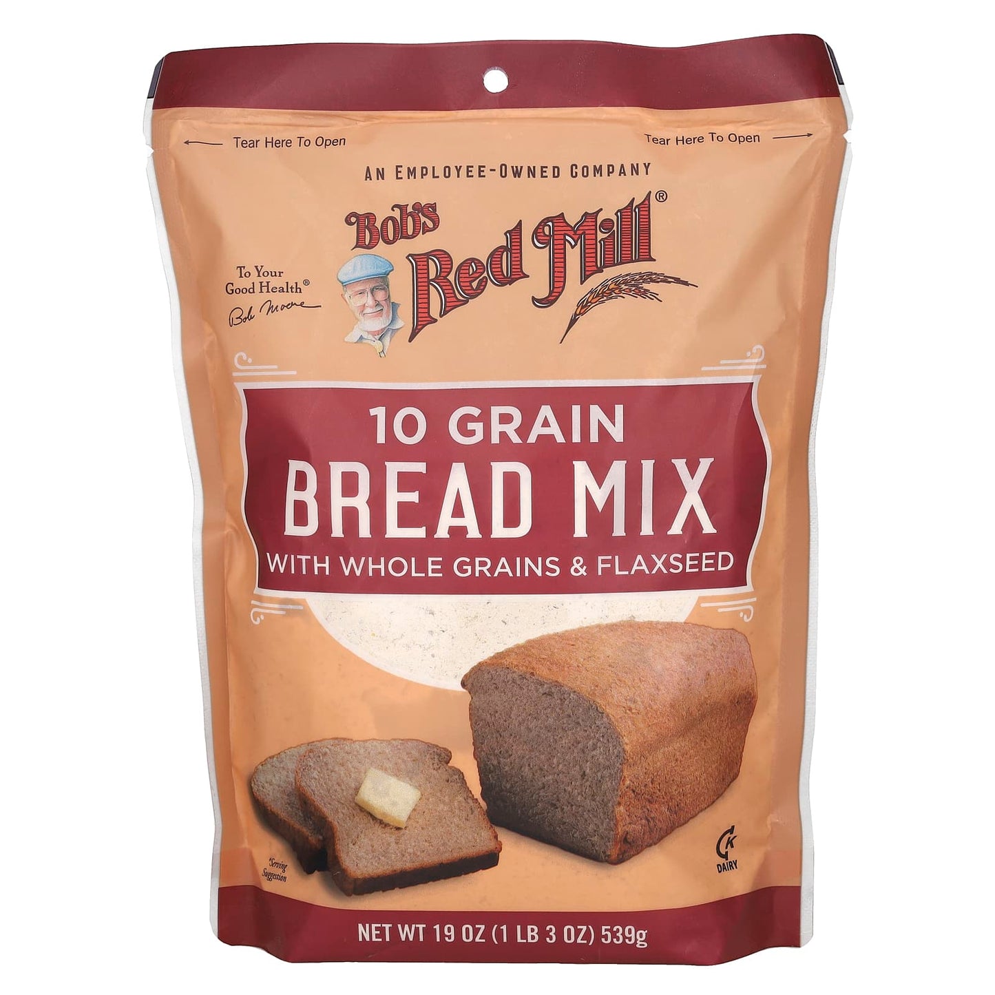 Bob's Red Mill 10 Grain Bread Mix with Whole Grains & Flaxseed | Easy Baking - Image 1
